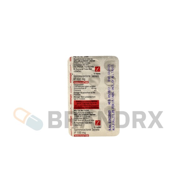 Aldactone 100 mg RPG Life Sciences Ltd.