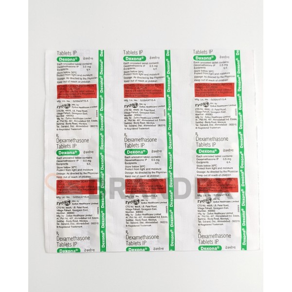 Dexona 0.5 mg Zydus Healthcare Ltd.