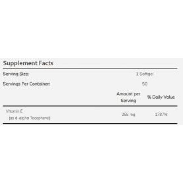 Now foods - Natural E-400 100 caps Now foods